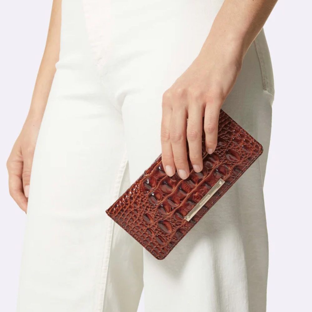 NWT🌺Brahmin Ady Wallet Sparkling Cider Barnard - Picture 7 of 10